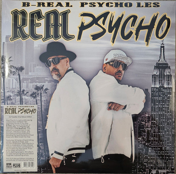 B-REAL, PSYCHO LES - REAL PSYCHO (Clear w/ Splatter)