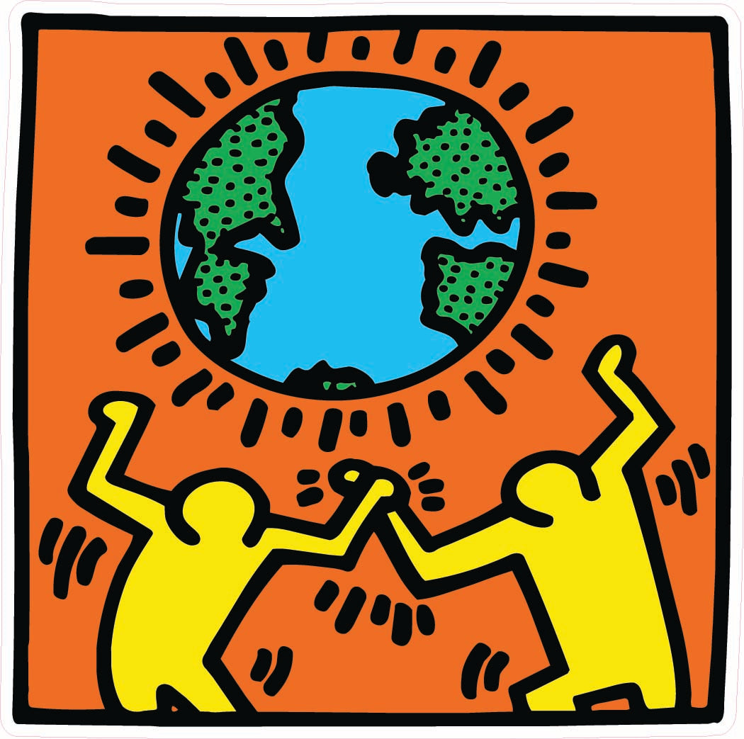 [STICKER] | Keith Harring - Earth